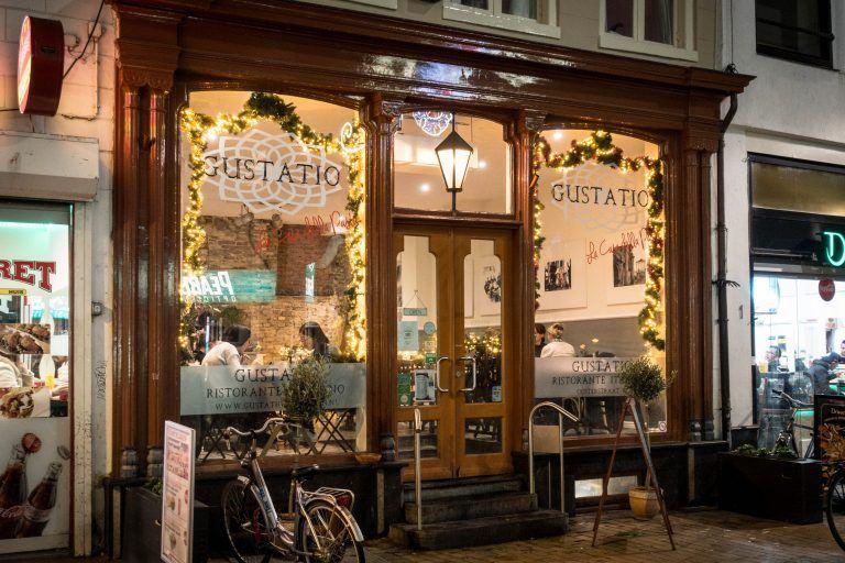 Italiaans restaurant Gustatio, la casa della pasta, Oosterstraat 3 in Groningen